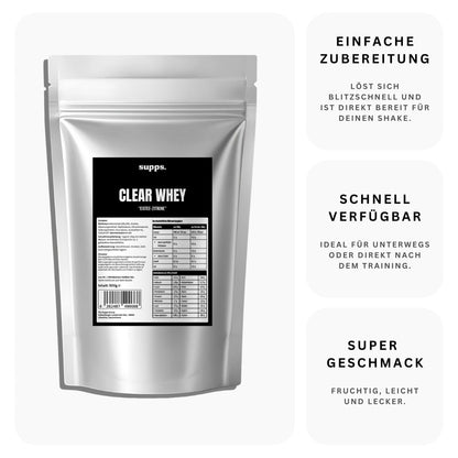 Clear Protein Eistee Zitrone
