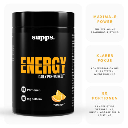 Energy - Pre Workout - Orange