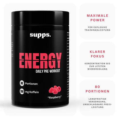 Energy - Pre Workout - Raspberry