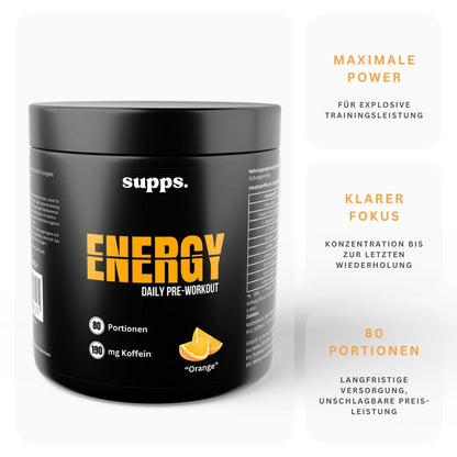 Energy - Pre Workout - Orange