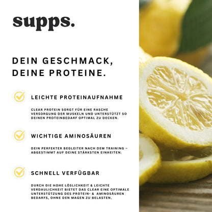 Clear Protein Eistee Zitrone