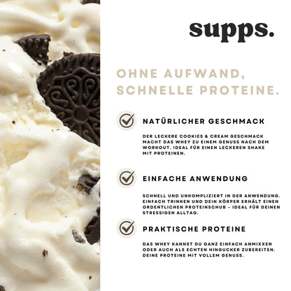 Whey Protein – Cookies & Cream