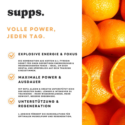Energy - Pre Workout - Orange