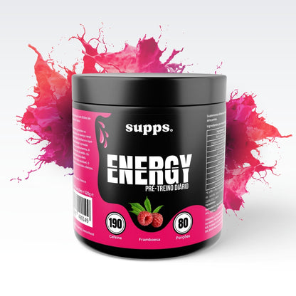 Energia - Pré-Treino - Framboesa