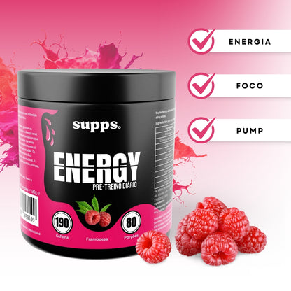 Energia - Pré-Treino - Framboesa