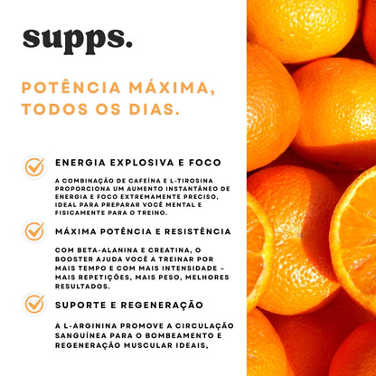 Energia - Pré-treino - Laranja