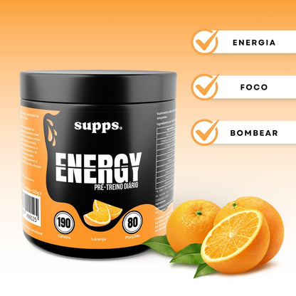Energia - Pré-treino - Laranja