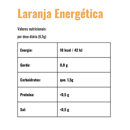 Energia - Pré-treino - Laranja