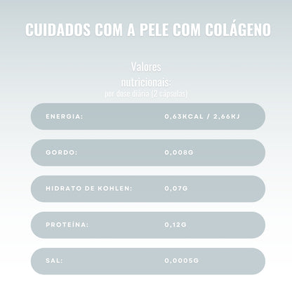 Cuidados com a pele com colágeno