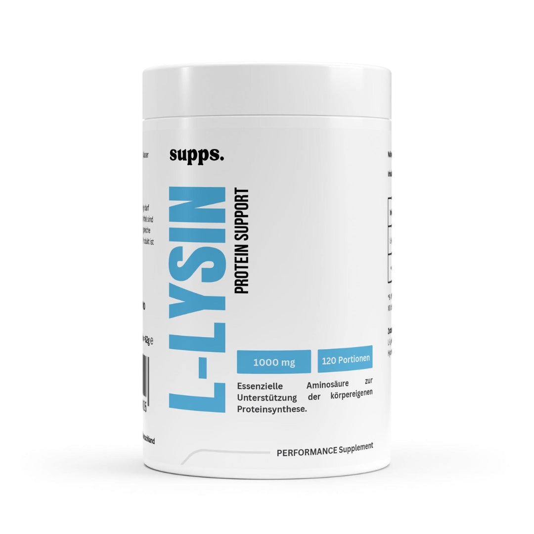 L-Lysin Kapseln – Aminosäure für Muskelaufbau, Immunsystem & Hautgesundheit