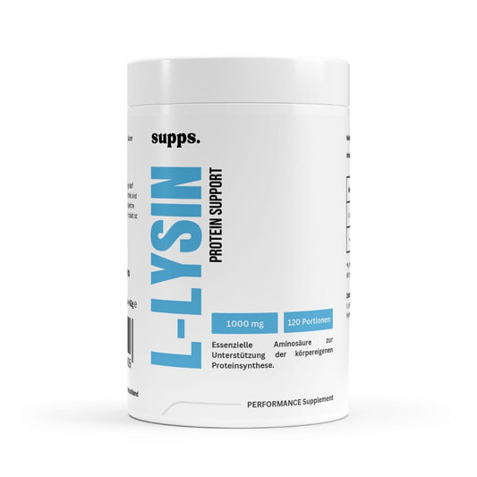 L-Lysin Kapseln – Aminosäure für Muskelaufbau, Immunsystem & Hautgesundheit